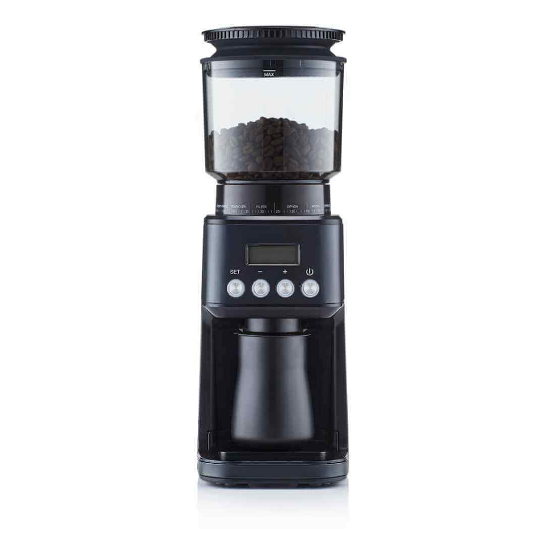 electric coffee grinder with bellow lid