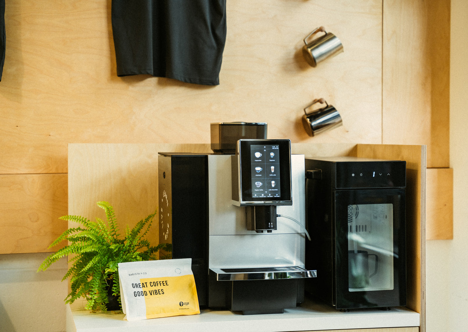 Barista and Co brew box bean to cup office coffee machine
