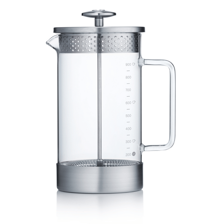 large stainless steel cafetiere