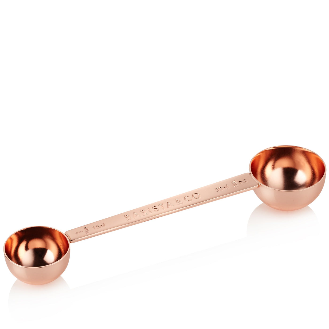 Copper coffee measuring spoon by Barista & Co