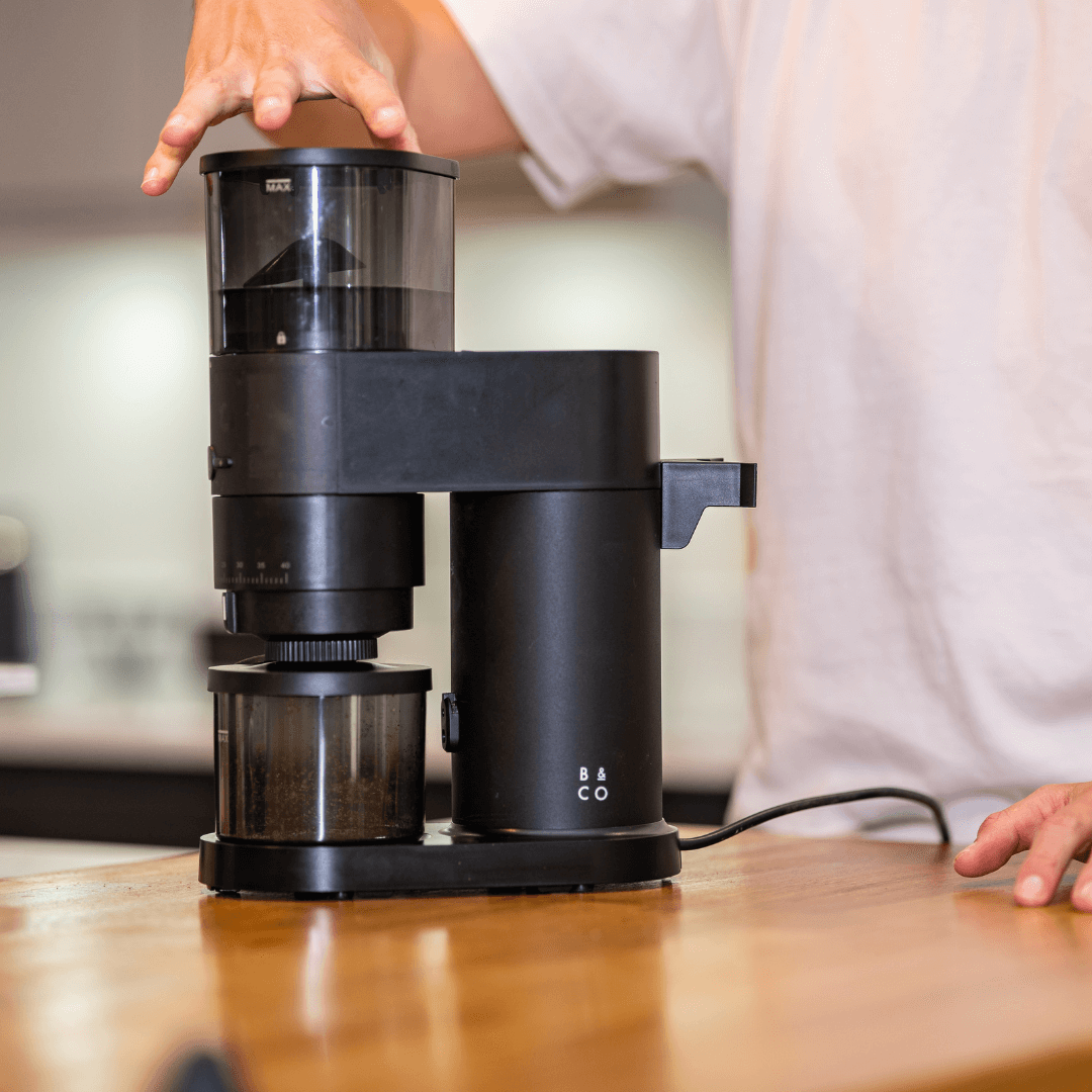 coffee bean grinder with removable hopper